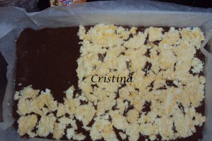 Desert prajitura cu branza si bezea