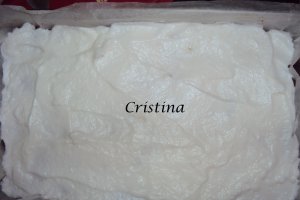 Desert prajitura cu branza si bezea