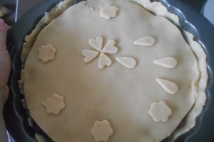 Desert placinta cu mac si coacaze rosii