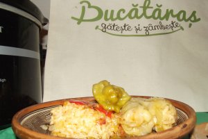 Sarmale si ardei umpluti de post la slow cooker Crock-Pot