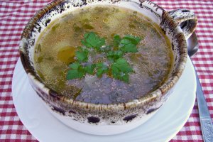Ciorba de fasole verde cu dovlecel
