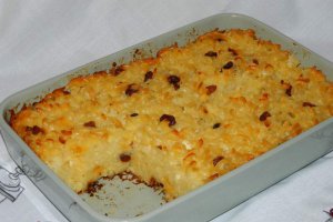 Budinca de paste cu cas