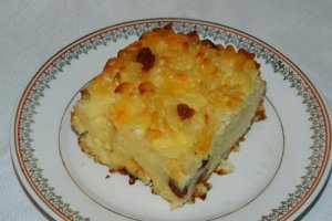Budinca de paste cu cas