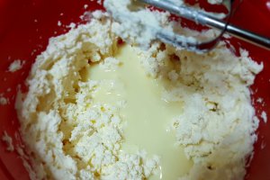 Desert tort cu crema de branza si budinca de vanilie