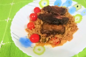 Varza calita cu carne de porc