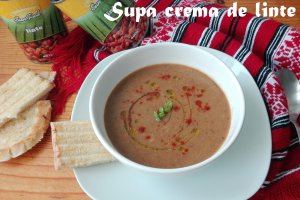 Supa crema de linte