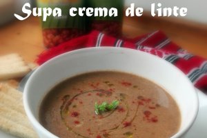 Supa crema de linte