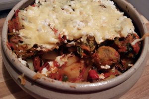 Chiftele la cuptor in stil marocan cu spanac si branza Feta