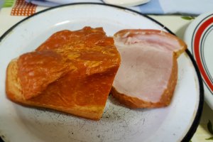 Ciorba de fasole cu sunculita taraneasca