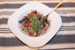Salata de cartofi violet