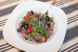 Salata de cartofi violet