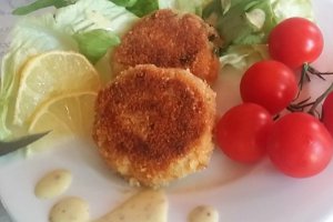 Chiftele din crab / Crab cake
