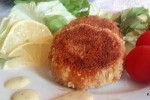 Chiftele din crab / Crab cake