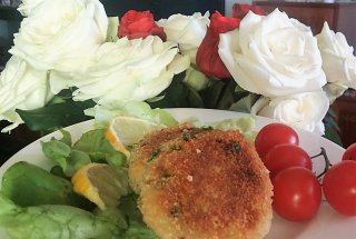 Chiftele din crab / Crab cake