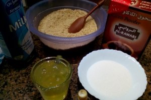 Desert cozonac moldovenesc cu crema de nuca si ciocolata