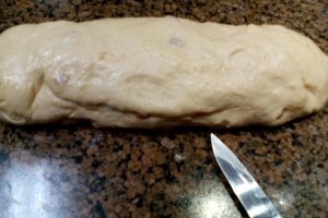 Desert cozonac moldovenesc cu crema de nuca si ciocolata