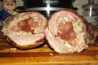 Rulada de porc la slow cooker Crock-Pot