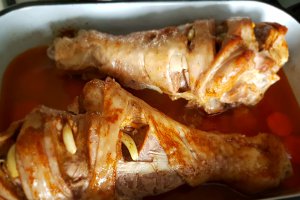 Pulpa de curcan la cuptor