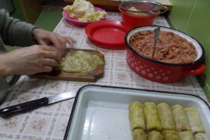 Sarmale, in foi de varza murata, ca-n Ardeal