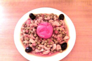 Tocanita de mazare cu ciuperci si alte legume