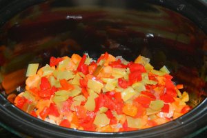Pilaf cu pui si legume la slow cooker Crock-Pot