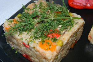 Pilaf cu pui si legume la slow cooker Crock-Pot