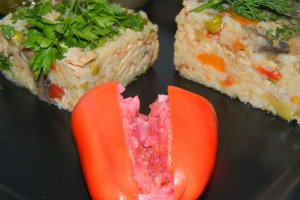 Pilaf cu pui si legume la slow cooker Crock-Pot