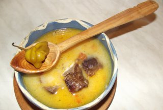 Ciorba de coaste afumate
