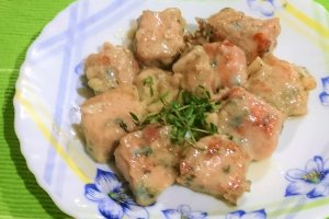 Piept de pui cu gorgonzola si cimbrisor