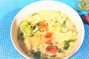 Ciorba de salata verde si spanac