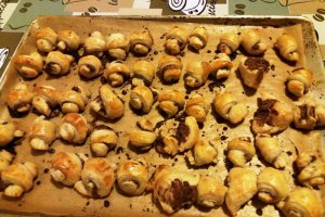 Desert cornulete cu nutella