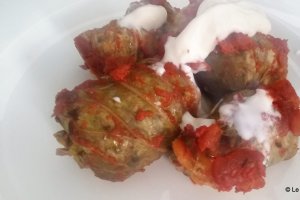 Sarmale cu varza chinezeasca si morcovi violeti