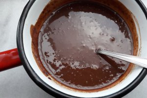 Desert tort cu ciocolata, mure si mascarpone - reteta cu nr. 500