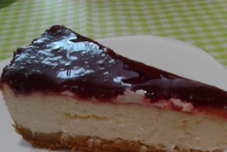 Desert cheesecake cu zmeura