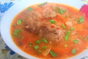 Ciorba de porc cu varza