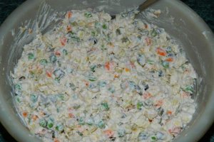 Salata de legume cu maioneza