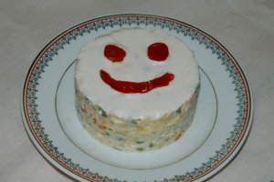 Salata de legume cu maioneza