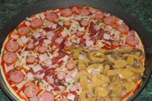 Pizza patru in una