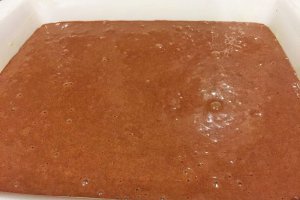 Desert prajitura lipicioasa cu banane si cacao