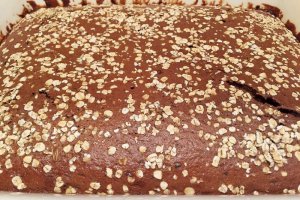 Desert prajitura lipicioasa cu banane si cacao