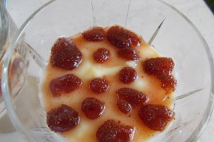 Desert crema de lamaie, la pahar