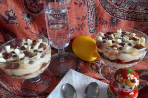 Desert crema de lamaie, la pahar