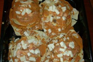 Enchilladas cu pui la gratar