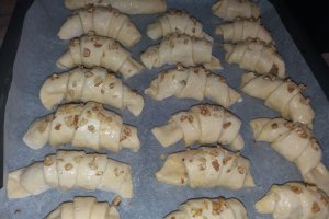 Desert croissante cu ciocolata