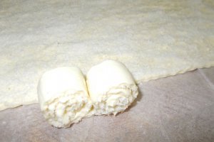 Desert ochelari din foietaj cu nuca de cocos