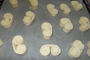 Desert ochelari din foietaj cu nuca de cocos
