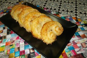 Desert ochelari din foietaj cu nuca de cocos