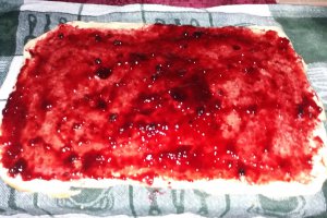 Desert tort cu rulada Valentine's Day