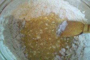 Desert banana bread