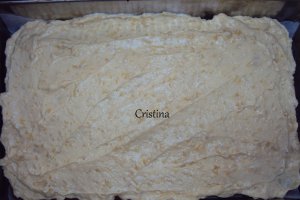 Desert prajitura cu crema de vanilie si ciocolata